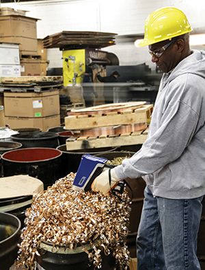 xrf, hhxrf in metal sorting - quick results - portable xrf